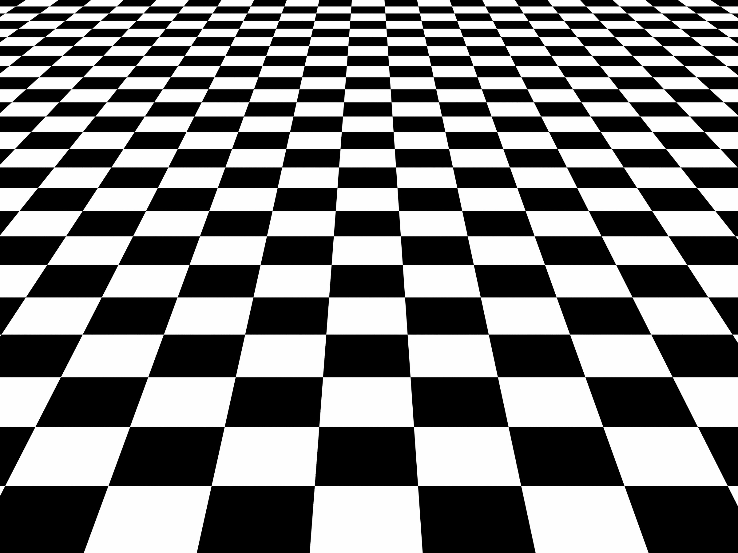 checkered floor